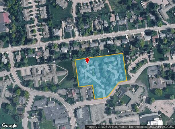 1303 White Oak Dr, Xenia, OH Parcel Map