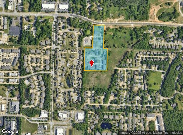  1753 E Zion Rd, Fayetteville, AR Parcel Map