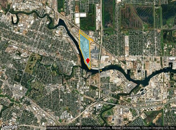 8402 Clinton Dr, Houston, TX Parcel Map