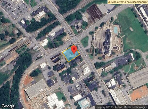  121 E Daniel Morgan Ave, Spartanburg, SC Parcel Map