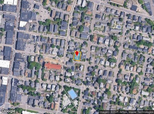 56 Cushing St, Waltham, MA Parcel Map