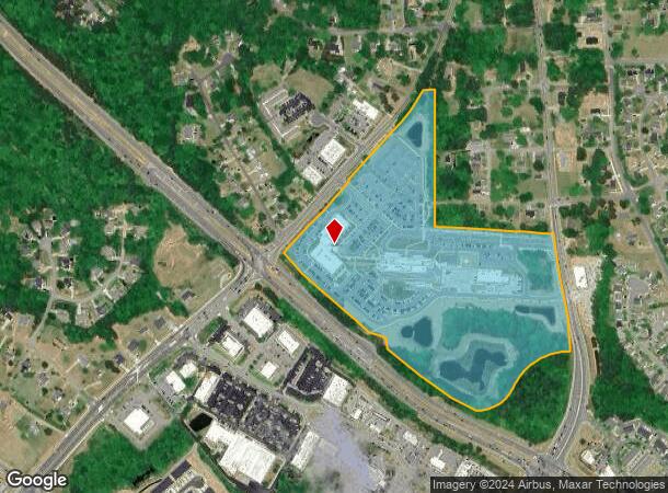  850 S Main St, Holly Springs, NC Parcel Map