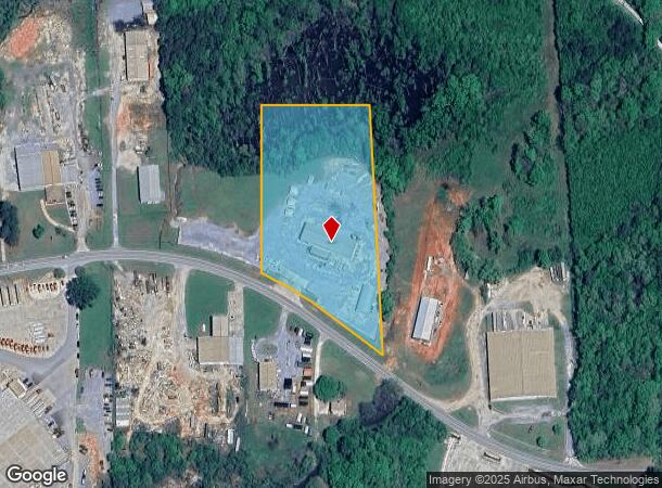 1080 W Fort Williams St, Sylacauga, AL Parcel Map