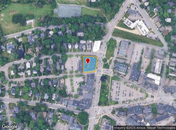 1199 Centre St, Newton Center, MA Parcel Map