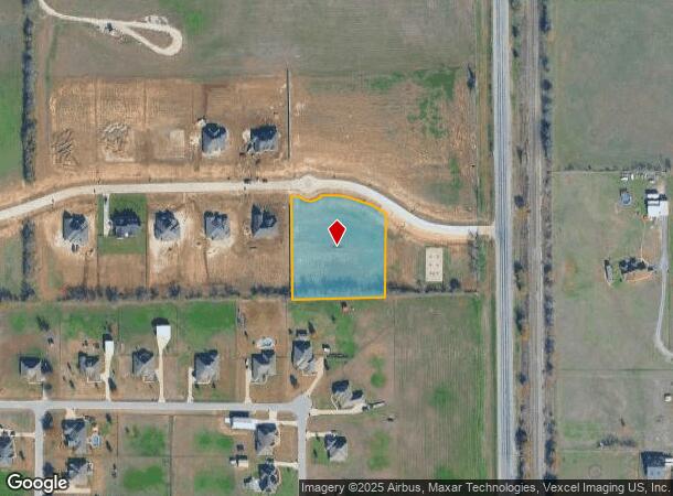 9251 Bluestem Ln, Justin, TX Parcel Map