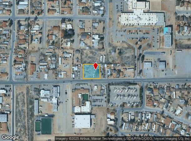  525 Talbot Ave, Canutillo, TX Parcel Map