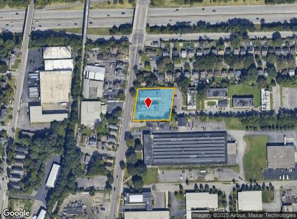  1614 N Clinton Ave, Rochester, NY Parcel Map