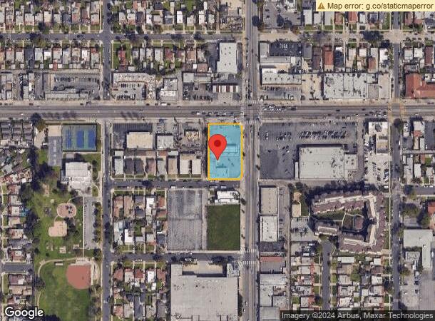  1800 W Manchester Ave, Los Angeles, CA Parcel Map