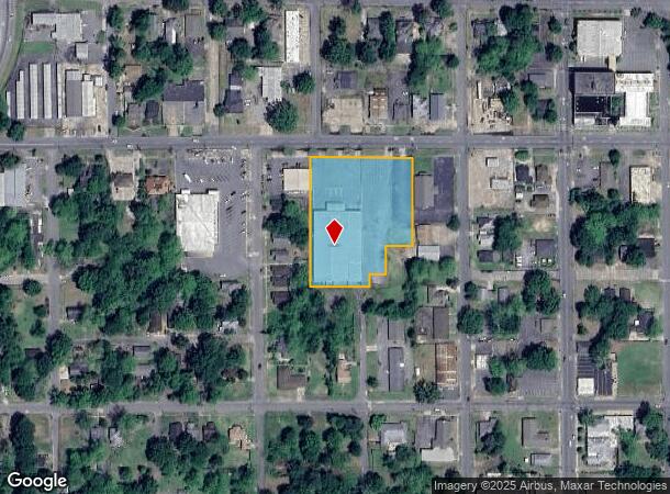  1222 W 6Th Ave, Pine Bluff, AR Parcel Map