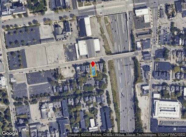 615 Oak St, Columbus, OH Parcel Map
