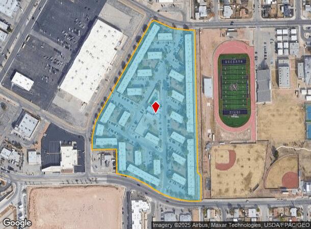  5249 Wren Ave, El Paso, TX Parcel Map