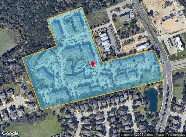  701 N Vista Ridge Blvd, Cedar Park, TX Parcel Map