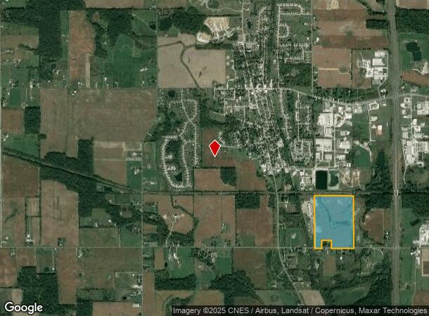  E Baseline Rd, Avilla, IN Parcel Map