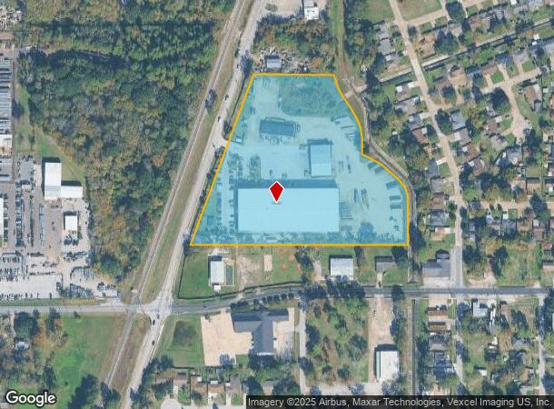 10606 Hirsch Rd, Houston, TX Parcel Map