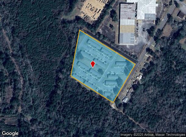  1325 Warner St, Thomasville, GA Parcel Map