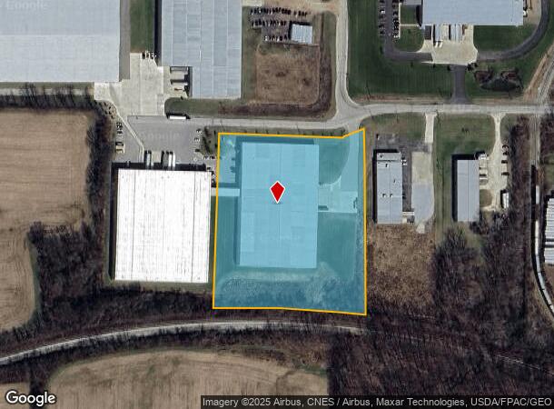 1327 Faultless Dr, Ashland, OH Parcel Map