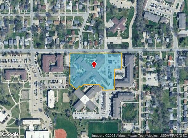 1555 Hull Ave, Des Moines, IA Parcel Map