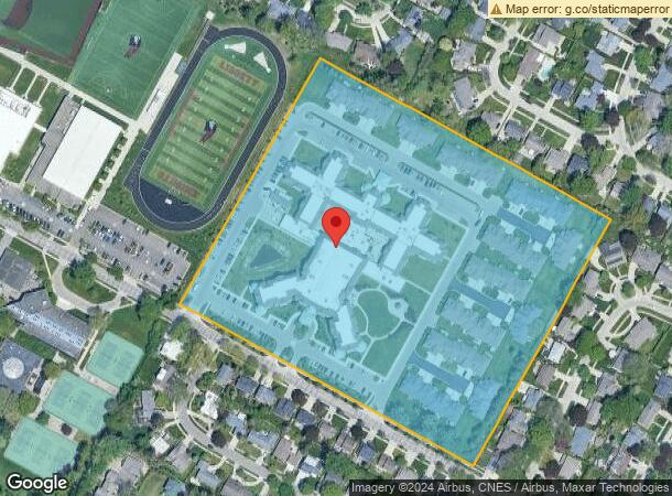  900 Cook Rd, Grosse Pointe Woods, MI Parcel Map