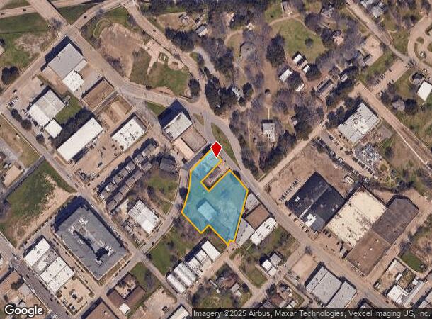  1503 S Ervay St, Dallas, TX Parcel Map
