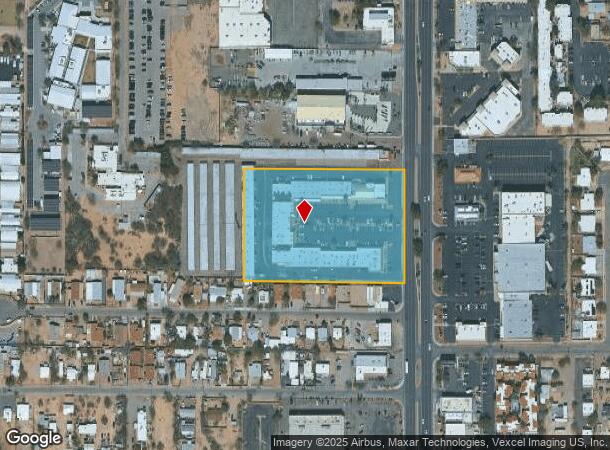  3805 N Oracle Rd, Tucson, AZ Parcel Map