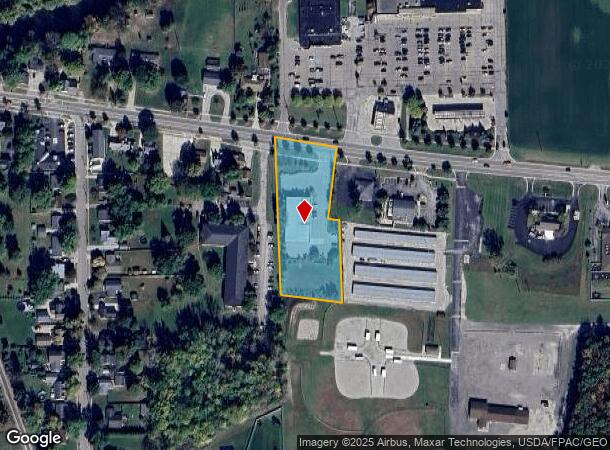  14293 S Custer Rd, Dundee, MI Parcel Map