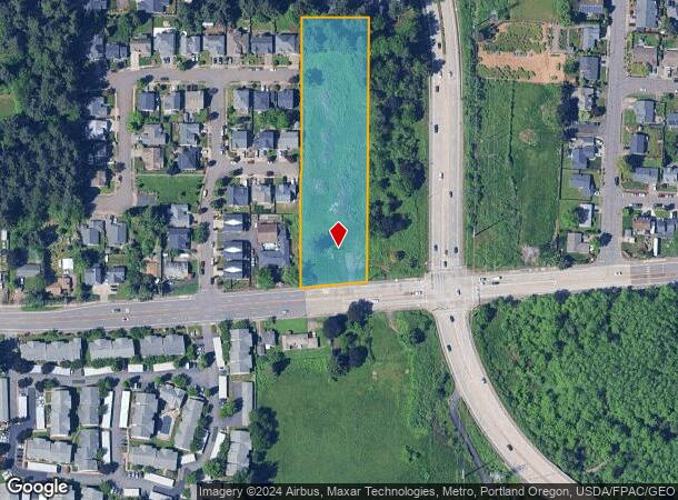  20925 Ne Halsey St, Fairview, OR Parcel Map