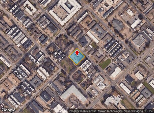  1807 N Fitzhugh Ave, Dallas, TX Parcel Map