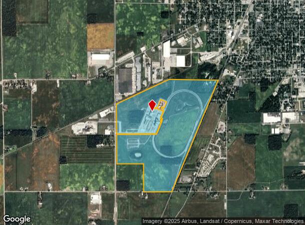 1441 S Adams St, Bluffton, IN Parcel Map