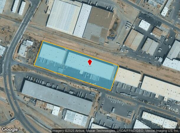  7155 Merchant Ave, El Paso, TX Parcel Map