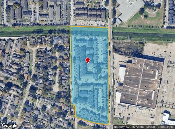  8600 S Course Dr, Houston, TX Parcel Map