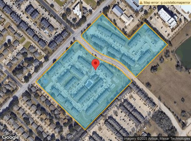  2500 Central Park Ln, College Station, TX Parcel Map