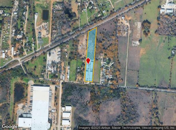 5501 Fishtrap Rd, Denton, TX Parcel Map