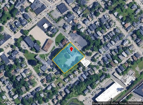  14 Hammond St, Worcester, MA Parcel Map
