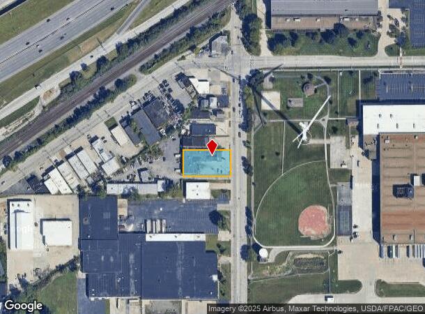 1080 E 222Nd St, Euclid, OH Parcel Map