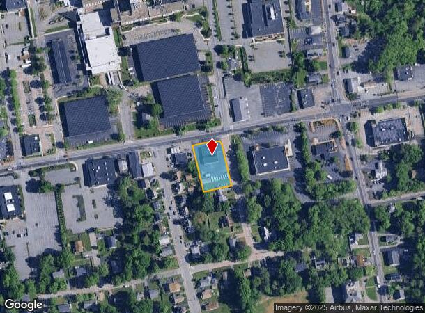  707 Centre St, Brockton, MA Parcel Map