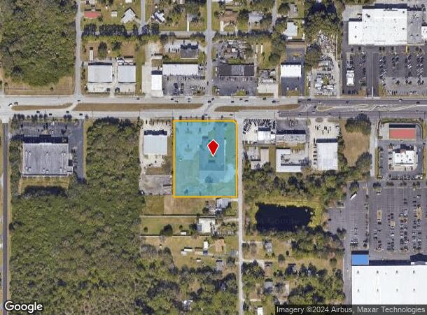  3325 W New Haven Ave, Melbourne, FL Parcel Map