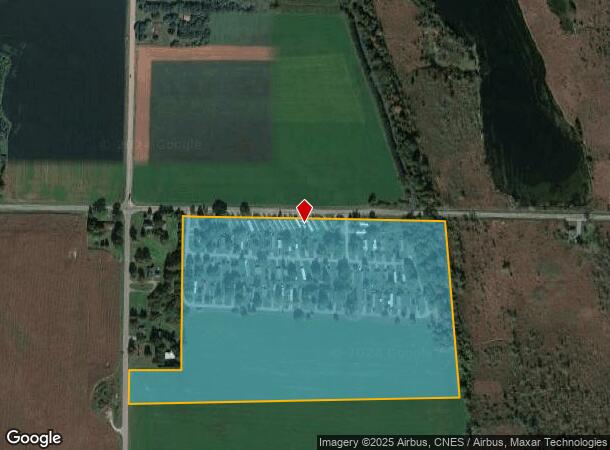  3572 Iroquois Rd, Caledonia, NY Parcel Map