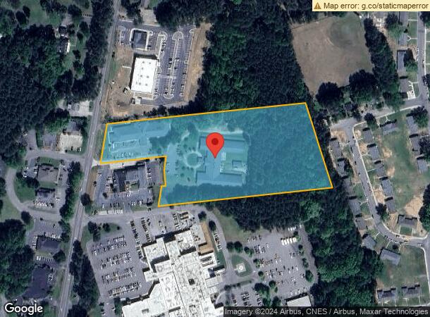  1107 Carthage St, Sanford, NC Parcel Map