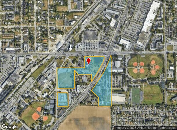  790 N Homestead Blvd, Homestead, FL Parcel Map