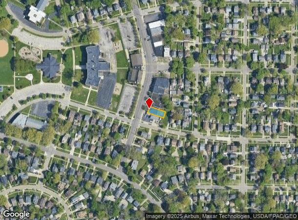  1509 Aster Ave, Akron, OH Parcel Map