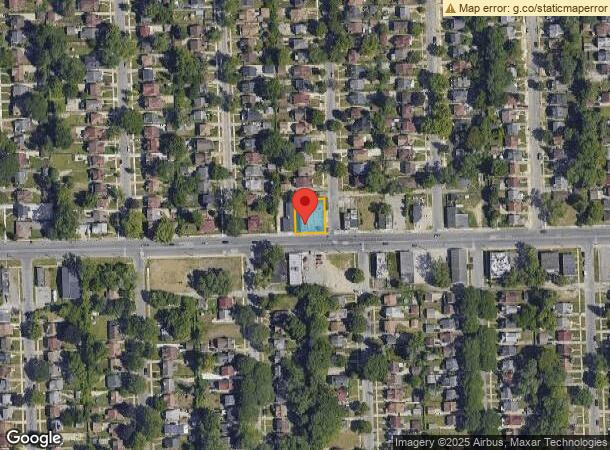  16210 Schoolcraft St, Detroit, MI Parcel Map