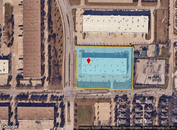 110 N Freeport Pkwy, Coppell, TX Parcel Map