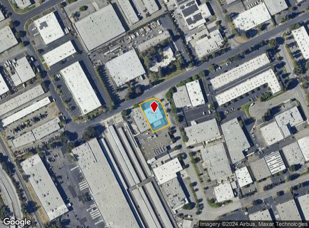  590 Laurelwood Rd, Santa Clara, CA Parcel Map