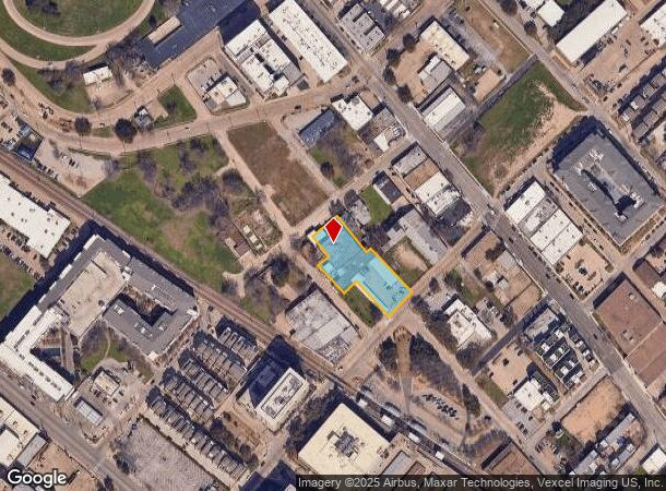  1204 Powhattan St, Dallas, TX Parcel Map