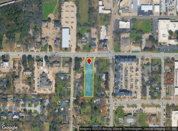 1206 W Abram St, Arlington, TX Parcel Map