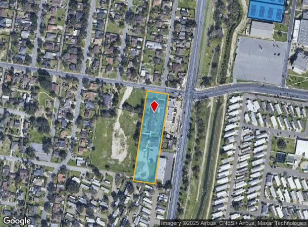  209 W Hackberry Ave, Mcallen, TX Parcel Map