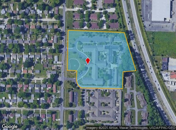 1210 Abbe Rd S, Elyria, OH Parcel Map