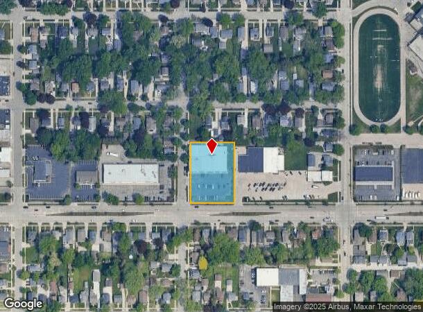  1350 W College Ave, Appleton, WI Parcel Map