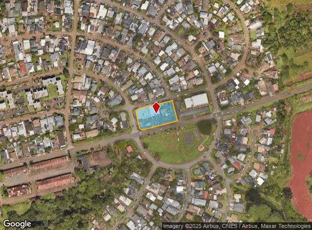  1210 Aheahe Ave, Wahiawa, HI Parcel Map