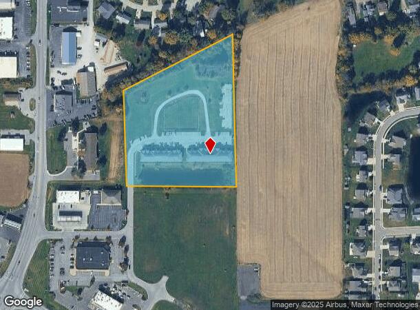 703 W Trafalgar Pointe Way, Trafalgar, IN Parcel Map